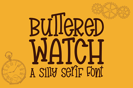 Buttered Watch Font