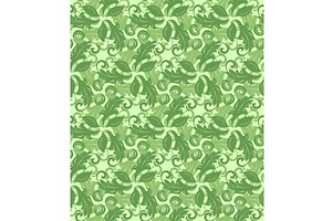 Floral Seamless Vector Pattern With, a Pattern Graphic by FineArtStudio