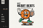 Retro Basketball Character, a Sport Illustration by shaondesigns (Thumbnail 1 of 4)