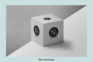 Just Necessary: Box Mockups