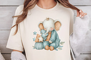 Sweet Dreams watercolor clipart, an Illustration by DreamCafeArt (Thumbnail 6 of 6)