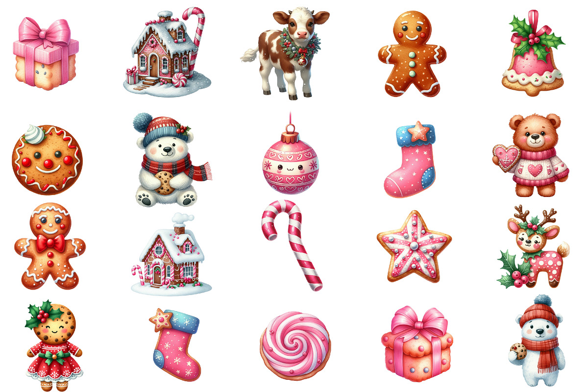 Christmas Cookie Clipart, an Illustration by Designworld (Photo 3 of 5)