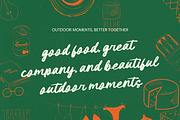Outdoor Picnic Bold Brush Font, a Script Font by Letterena Studios Script (Thumbnail 3 of 10)