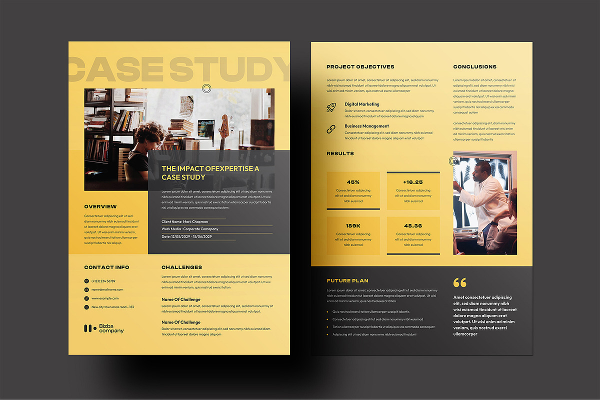 Case Study Template | InDesign
