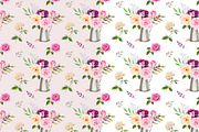 Watercolor roses & florals set, an Illustration by Elegantia (Thumbnail 9 of 9)
