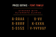 Price Gothic Font Family, a Sans Serif Font by Price Foundry (Thumbnail 4 of 10)