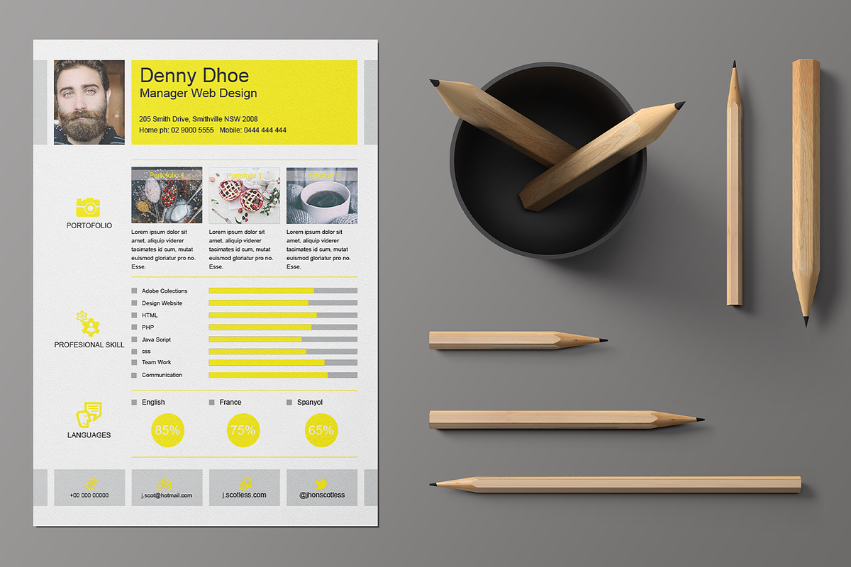 Resume Part III, a Resume Template by jorse (Photo 4 of 4)