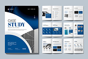 Case Study Booklet Template Layout, a Brochure Template by MightyDesign (Thumbnail 1 of 6)