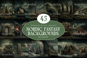 30 Nordic Fantasy Backgrounds