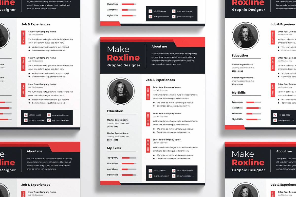 Resume CV, a Resume Template by dokudokunomi (Photo 3 of 4)