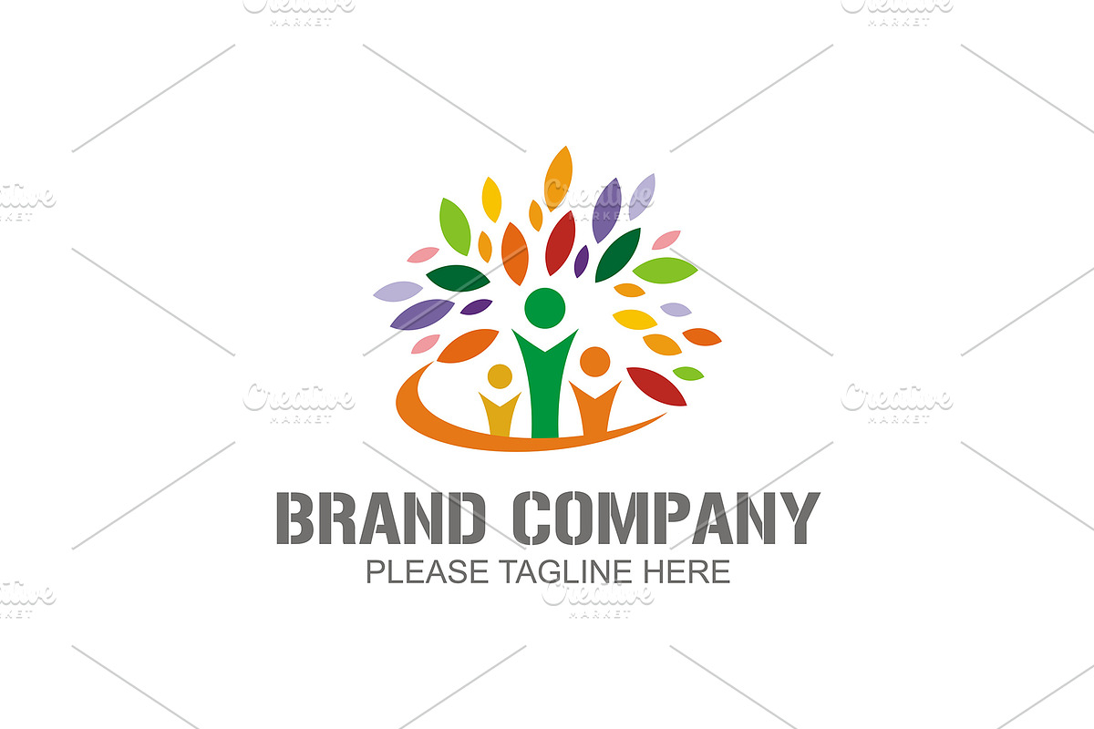 20 Logo Family Life Templates Bundle, a Branding & Logo Template by Friendesigns (Photo 15 of 21)