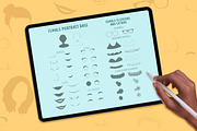Portrait Creator brushes - Female, a Brush Add-On by Brushed Rose (Thumbnail 3 of 5)