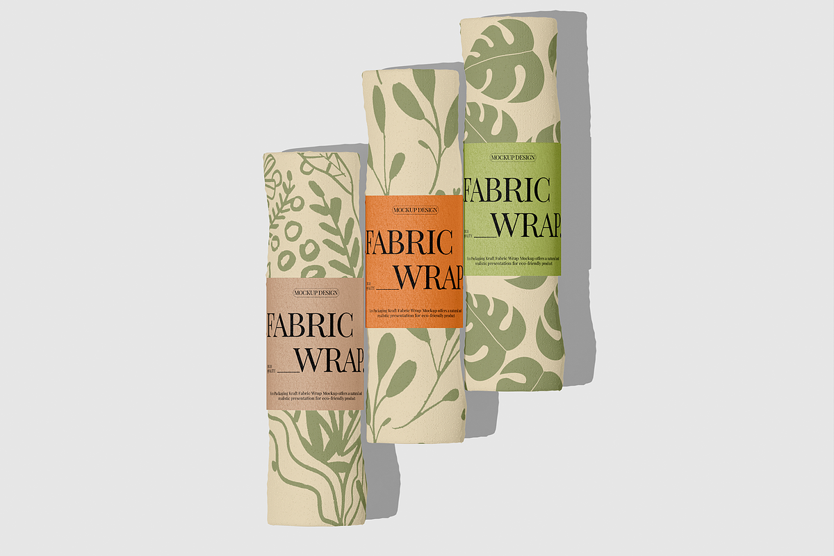 Fabric Wrap Mockup, a Packaging Mockup by Permadi Creative (Photo 2 of 4)
