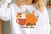 Autumn Vibes PNG, an Illustration by Craft Nest (Thumbnail 5 of 6)