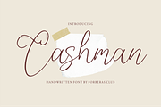 Cashman, a Script Font by Forberas Club (Thumbnail 1 of 7)