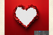 Ripped Paper Heart overlay, a Background Graphic by MajorArtTm (Thumbnail 3 of 6)
