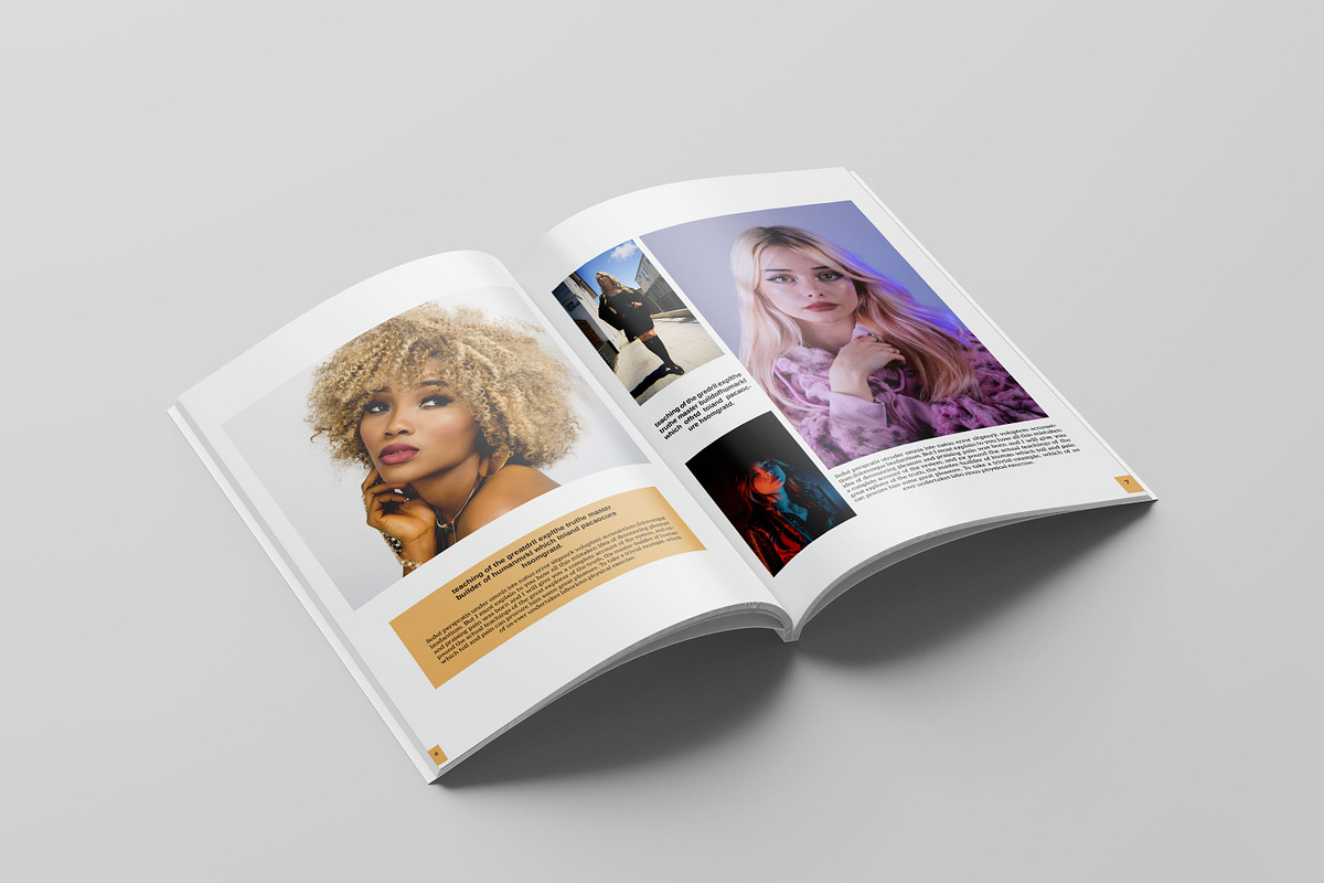 Fashion Lookbook Template, a Magazine Template by retrographix (Photo 9 of 14)