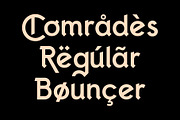 Comrades Blackletter Font, a Blackletter Font by Any-Type® Foundry (Thumbnail 6 of 12)