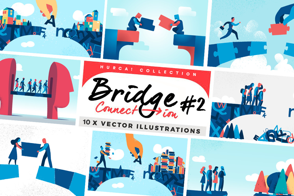Bridge Connection #2, a Person Illustration by Hurcastock! (Photo 1 of 11)