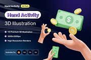 Hand Activity 3D Icon, a Characters & Person 3D Model by GoTemp (Thumbnail 1 of 6)