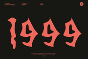 CS Venom Drawn, a Blackletter Font by Craft Supply Co. (Thumbnail 4 of 8)