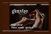 Morina Borick Elegant Ligature Serif, a Serif Font by Alfinart (Thumbnail 2 of 10)