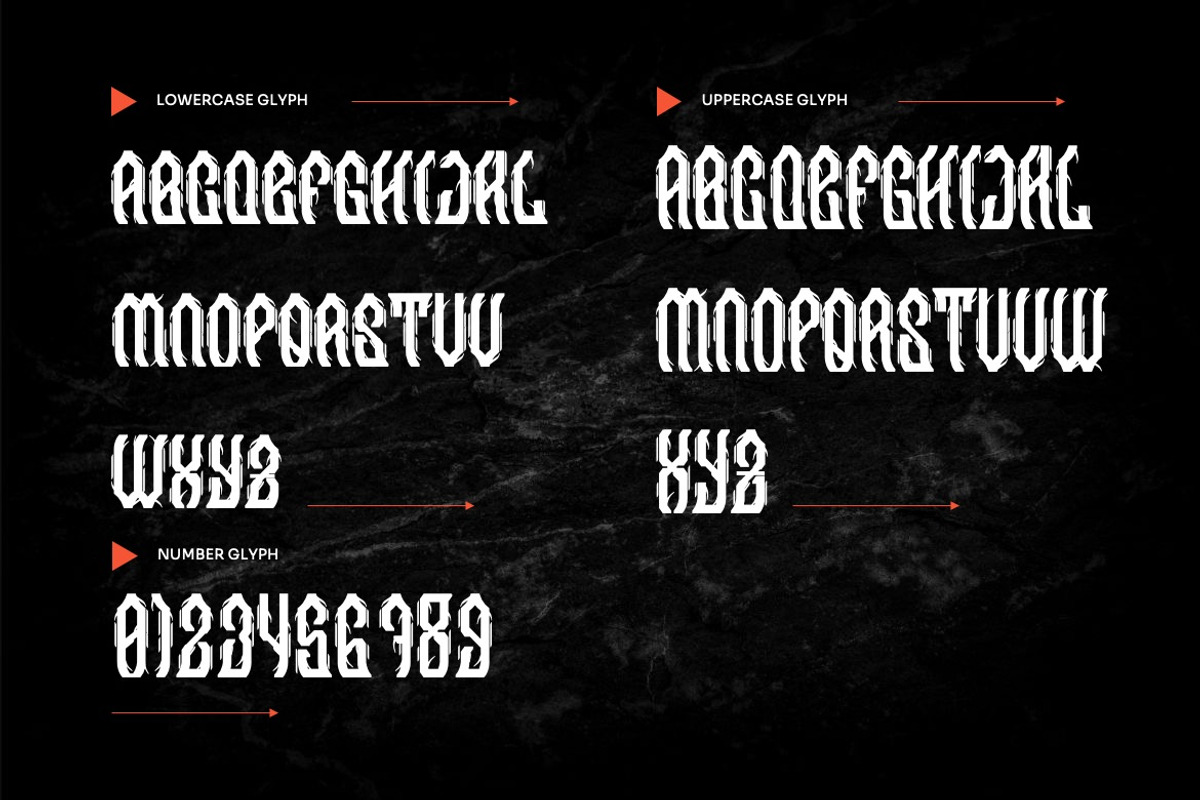 Vetlicaz - Blackletter Font, a Blackletter Font by Dhabee (Photo 2 of 12)