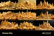 Cheese City. 36 images, a Food Illustration by Handmadefont (Thumbnail 8 of 11)
