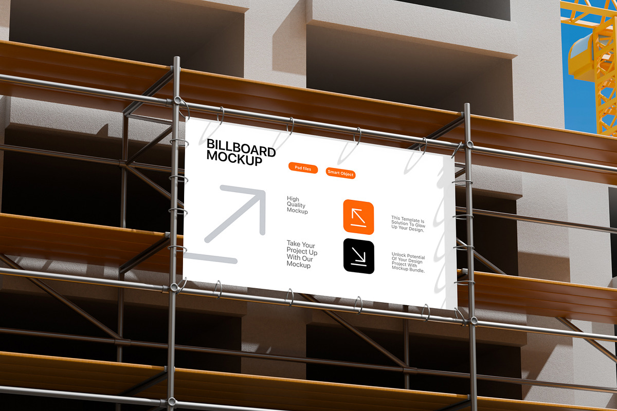 Construction Site Billboard Mockup, a Product Mockup by orenjidesign (Photo 5 of 8)