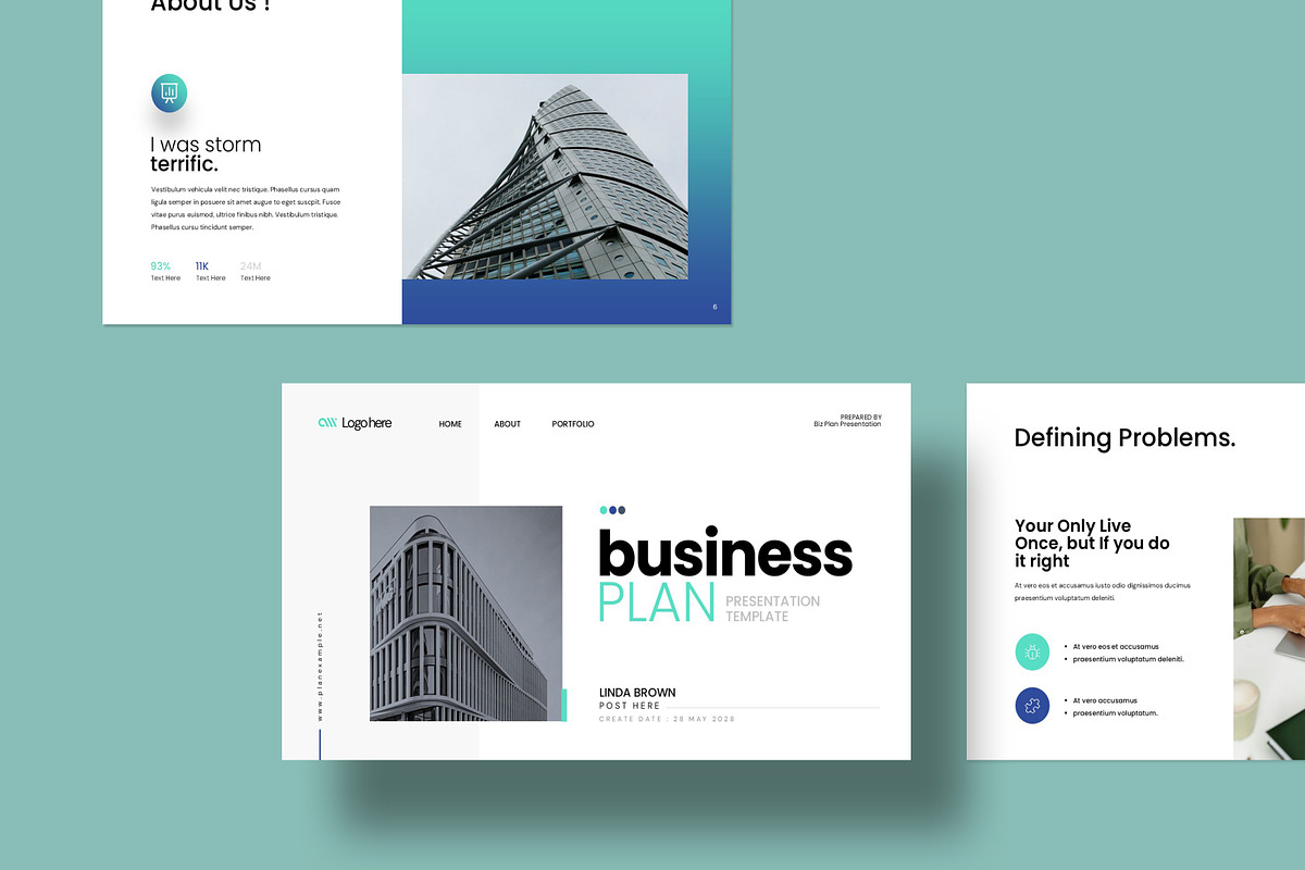 Business Plan Presentation Template preview 4