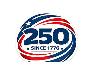 USA independence day celebrating 250, an Illustration by Dvoevnore photos