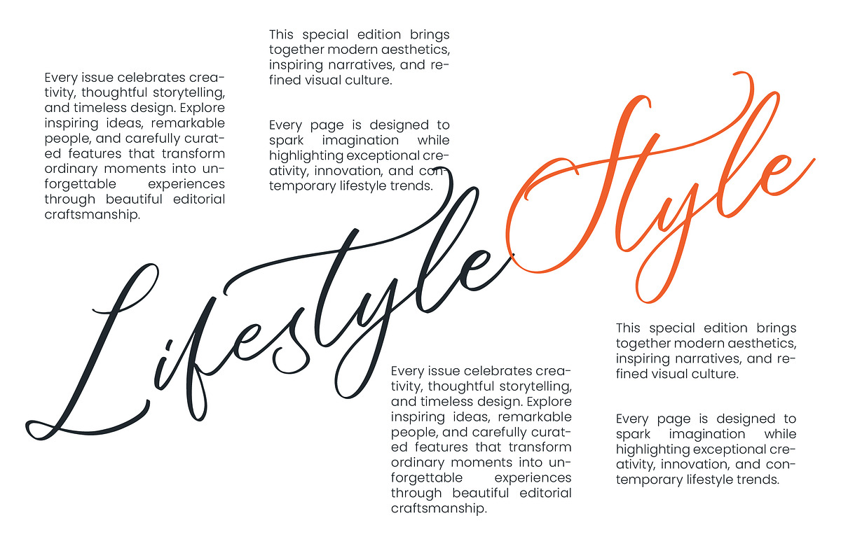 Silky Crystal Elegant Handwritten, a Script Font by Letterena Studios Script (Photo 5 of 10)