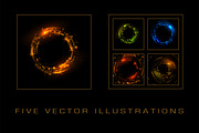 Abstract glowing circles, a Wallpaper Graphic by majcot (Thumbnail 1 of 6)
