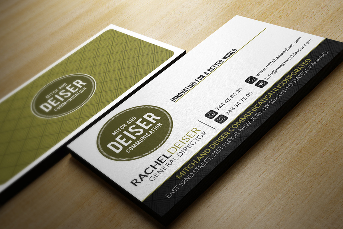 Professional Business Card, a Business Card Template by Marvel (Photo 3 of 3)