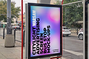 Warsaw Citylight Ad Bus Stop 12 v1, an Advertising Mockup by Graphic Shelter (Thumbnail 4 of 8)