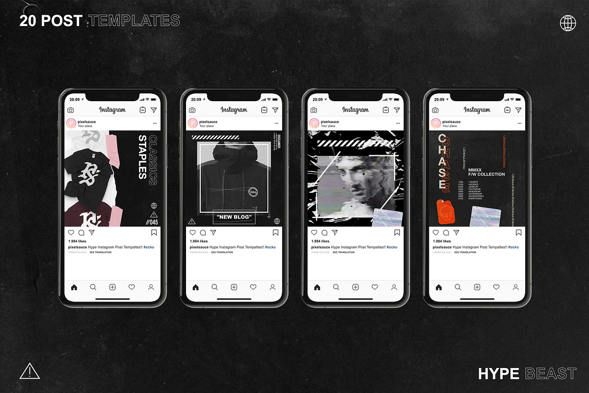 Hype Instagram Story/Post Templates, a Social Media Template by Pixel Sauce™ (Photo 7 of 14)