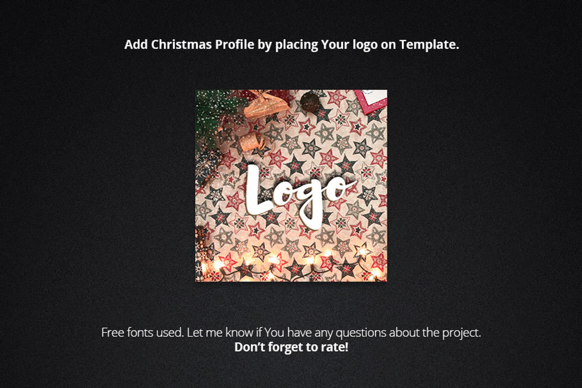 Christmas Facebook Cover + Profile, a Social Media Template by pixart_pm (Photo 4 of 4)