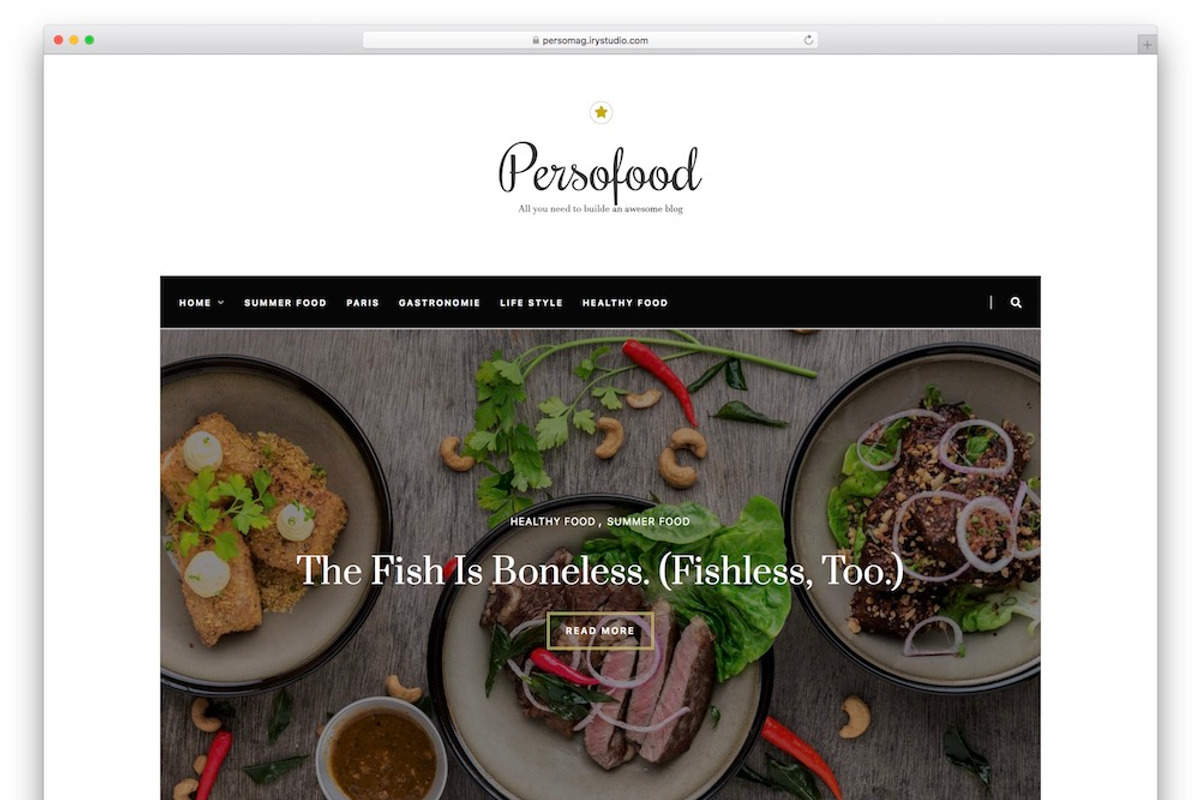 Narya - WordPress Food Blog Theme, a WordPress Template by PremiumCoding (Photo 5 of 6)