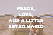 Sugar Daze Groovy Retro Bubble Font, a Handwritten Font by Mastilo Designs (Thumbnail 4 of 8)