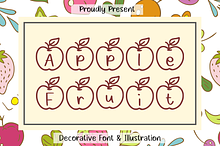 Apple Fruit Font Duo