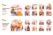 Bundle Concept Vector Illustrations, a Templates & Theme by alexdndz (Thumbnail 4 of 20)