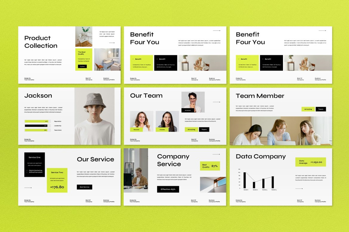 White Company Profile Google Slide, a Presentation Template by graphicook (Photo 5 of 8)
