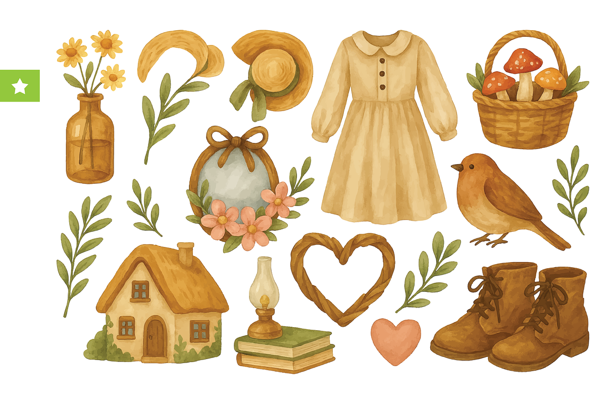 Cottagecore Autumn Collection, an Object Graphic by RT Studio (Photo 1 of 4)