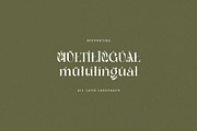 Kangki Stylish Serif, a Serif Font by Cruzine (Thumbnail 8 of 8)