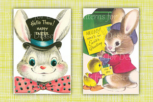 Retro Easter Card Collection