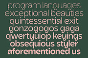 Acorn, a Font by Simon Walker (Thumbnail 6 of 10)