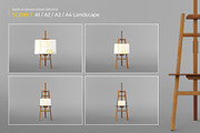 Easel & Canvas Scene Creator, a Product Mockup by KIPET (Thumbnail 5 of 18)