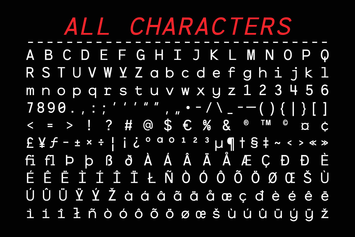CS Barney Mono – Monospaced Font, a Sans Serif Font by Craft Supply Co. (Photo 8 of 8)