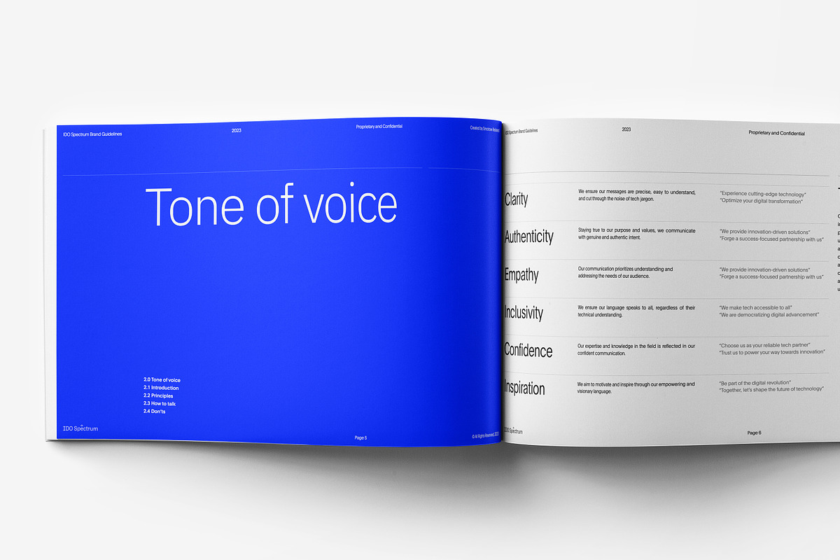 IDO Spectrum Brand Style Guidelines, a Presentation Template by Smotrow Related (Photo 15 of 15)