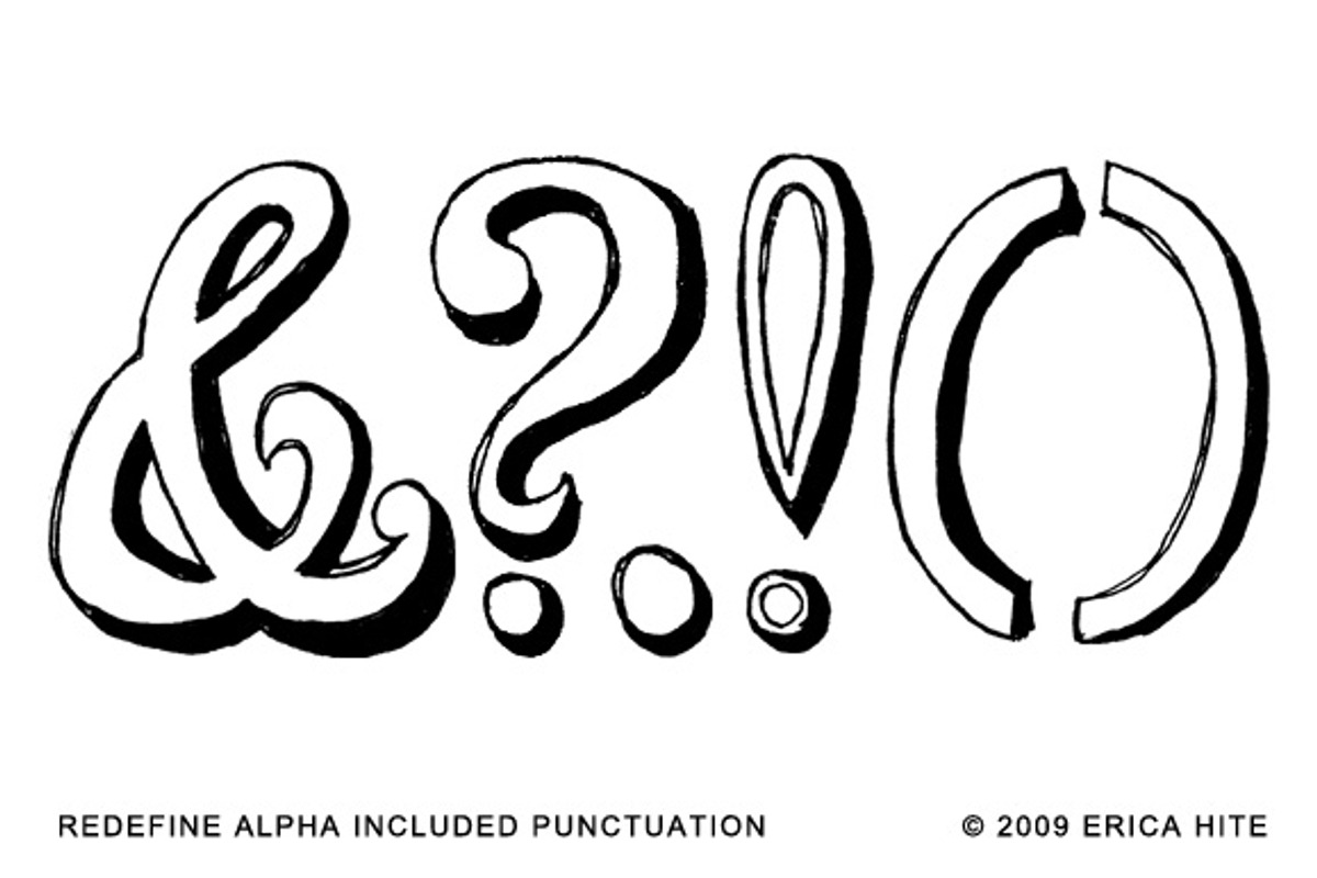 Redefine Alpha Brush Set, a Brush Add-On by Erica Hite (Photo 2 of 3)
